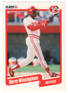 Herm Winningham - Cincinnati Reds (MLB Baseball Card) 1990 Fleer # 435 Mint