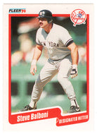 Steve Balboni - New York Yankees (MLB Baseball Card) 1990 Fleer # 436 Mint