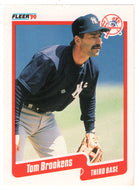 Tom Brookens - New York Yankees (MLB Baseball Card) 1990 Fleer # 439 Mint