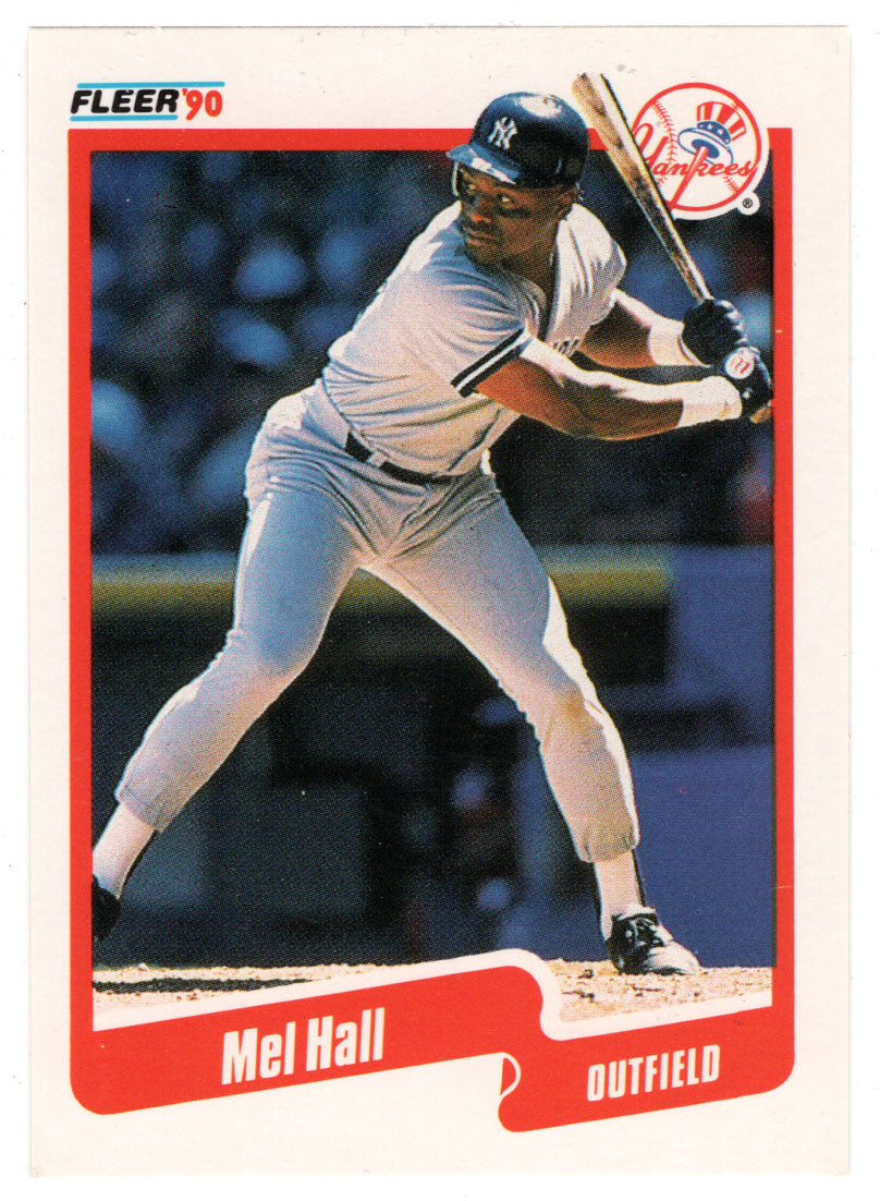 Mel Hall - New York Yankees (MLB Baseball Card) 1990 Fleer # 444 Mint