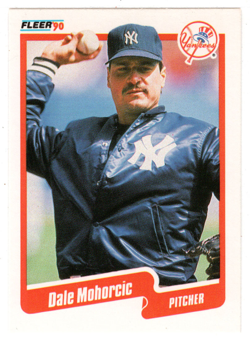 Dale Mohorcic - New York Yankees (MLB Baseball Card) 1990 Fleer # 450 Mint