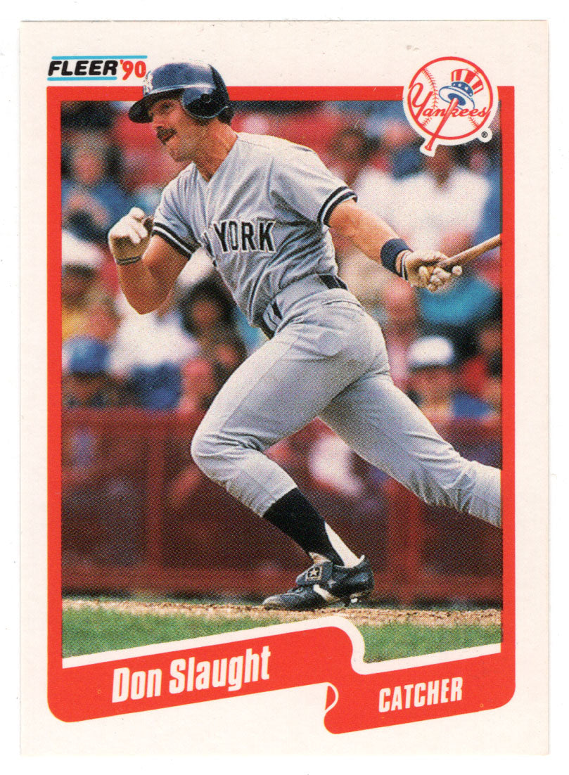 Don Slaught - New York Yankees (MLB Baseball Card) 1990 Fleer # 456 Mint