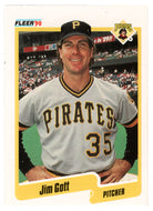 Jim Gott - Pittsburgh Pirates (MLB Baseball Card) 1990 Fleer # 466 Mint