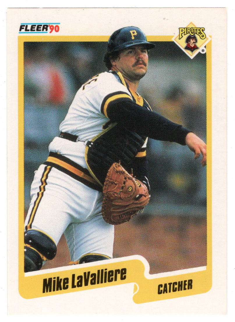 Mike LaValliere - Pittsburgh Pirates (MLB Baseball Card) 1990 Fleer # 473 Mint