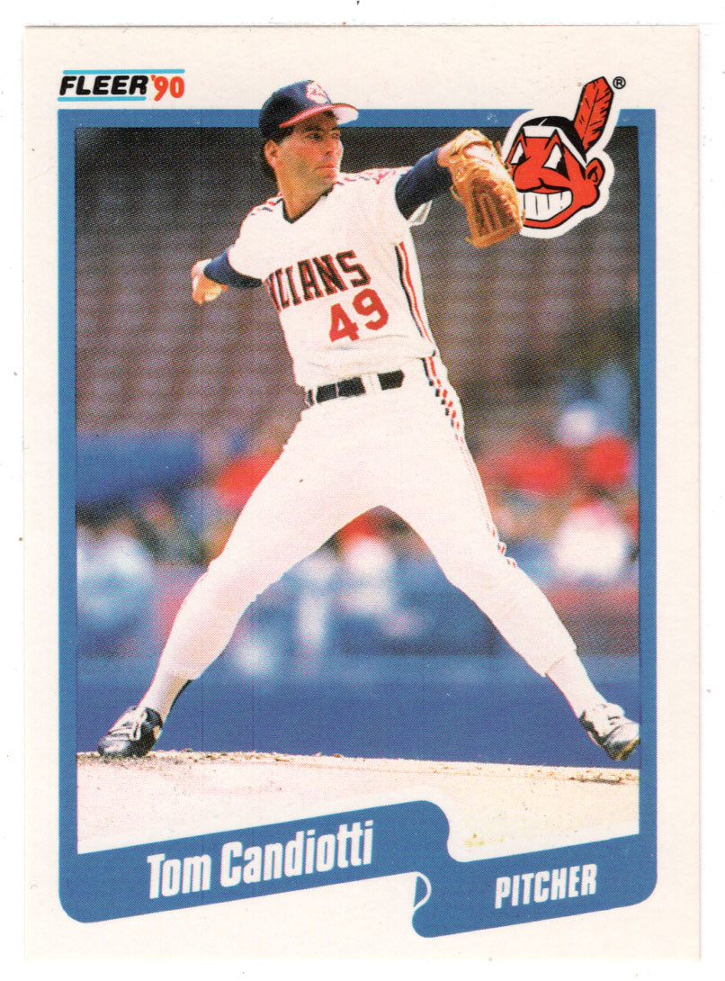 Tom Candiotti - Cleveland Indians (MLB Baseball Card) 1990 Fleer # 488 Mint