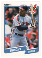 Dave Clark - Cleveland Indians (MLB Baseball Card) 1990 Fleer # 490 Mint