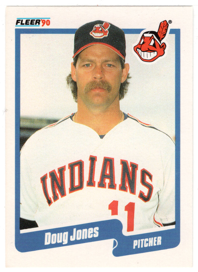 Doug Jones - Cleveland Indians (MLB Baseball Card) 1990 Fleer # 495 Mint