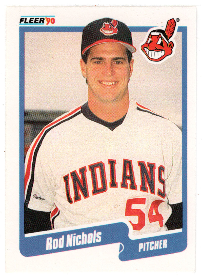 Rod Nichols - Cleveland Indians (MLB Baseball Card) 1990 Fleer # 497 Mint