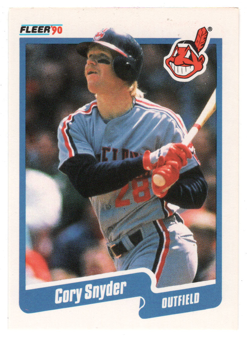 Cory Snyder - Cleveland Indians (MLB Baseball Card) 1990 Fleer # 502 Mint