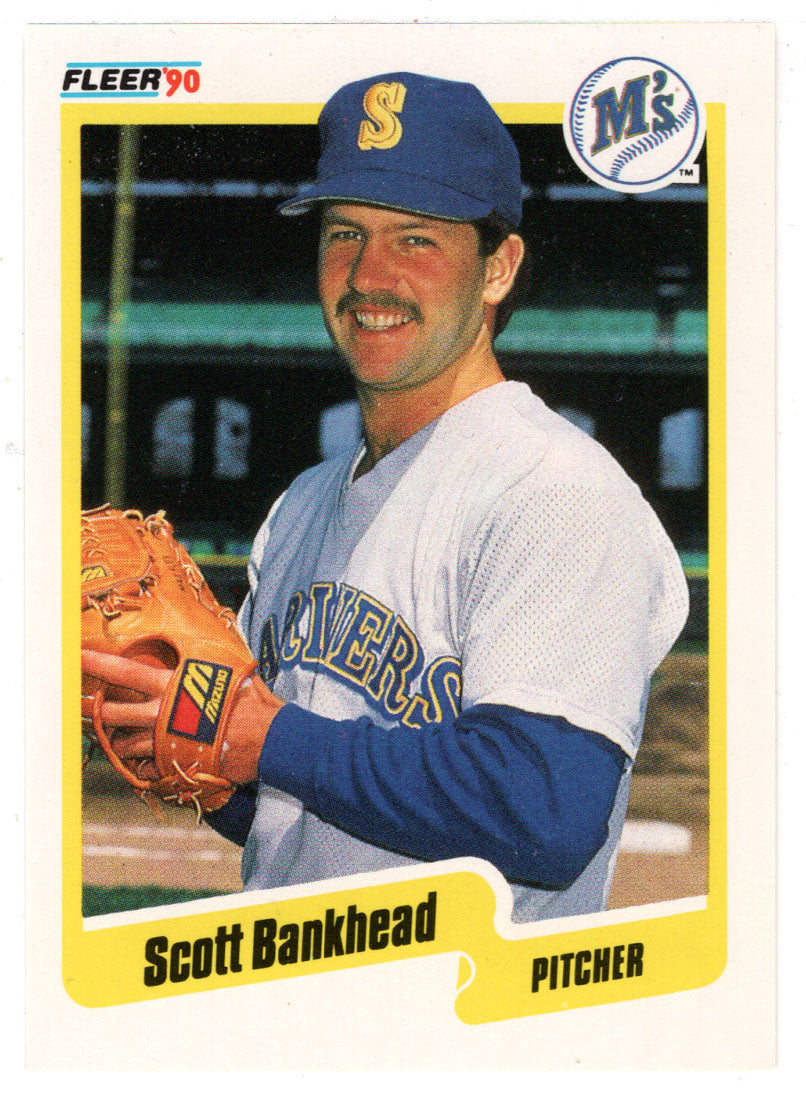 Scott Bankhead - Seattle Mariners (MLB Baseball Card) 1990 Fleer # 505 Mint