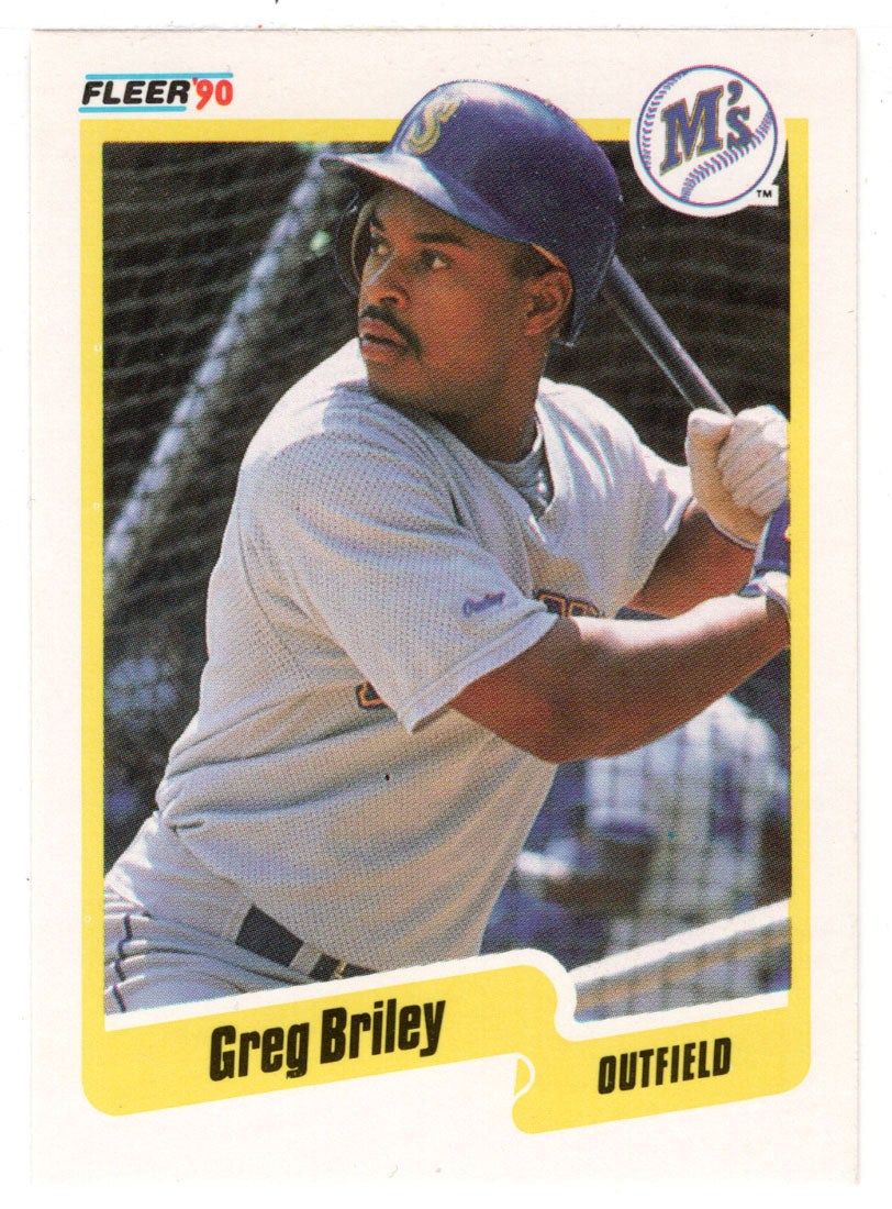 Greg Briley - Seattle Mariners (MLB Baseball Card) 1990 Fleer # 507 Mint
