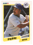 Greg Briley - Seattle Mariners (MLB Baseball Card) 1990 Fleer # 507 Mint