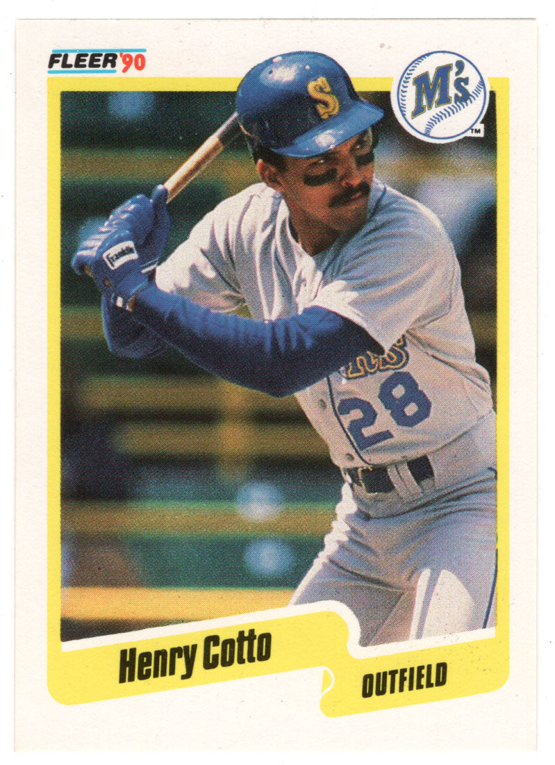 Henry Cotto - Seattle Mariners (MLB Baseball Card) 1990 Fleer # 511 Mint