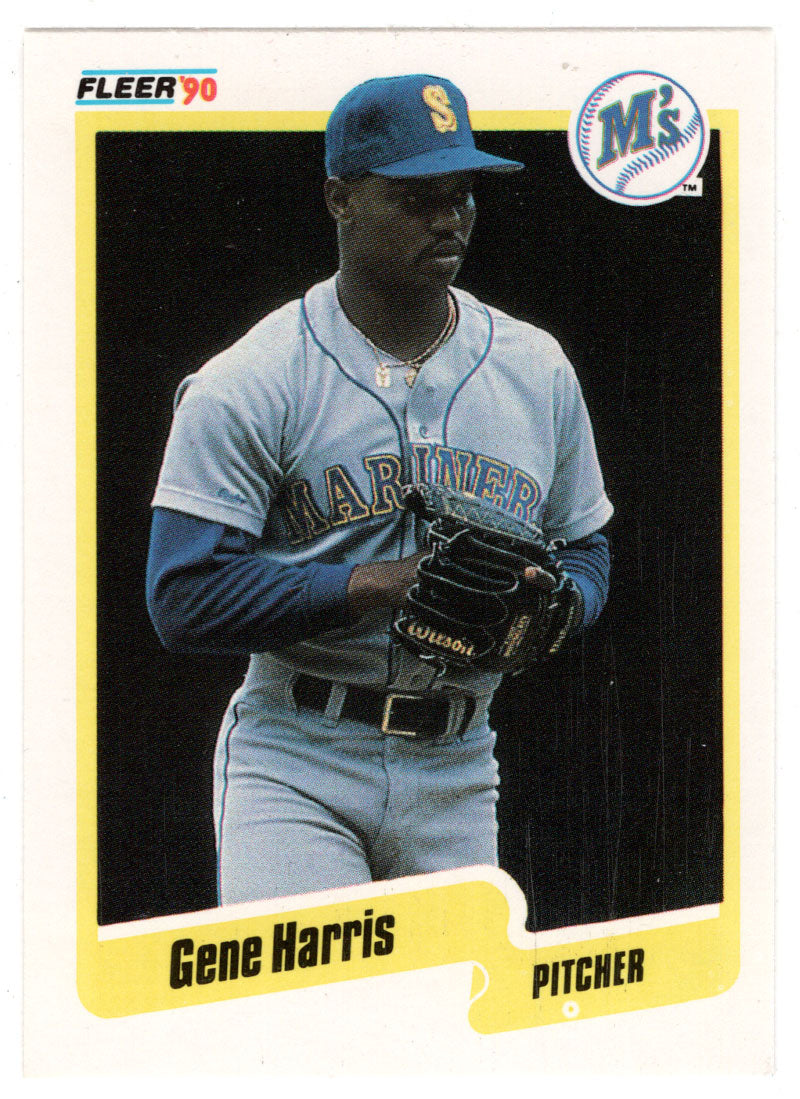 Gene Harris - Seattle Mariners (MLB Baseball Card) 1990 Fleer # 515 Mint