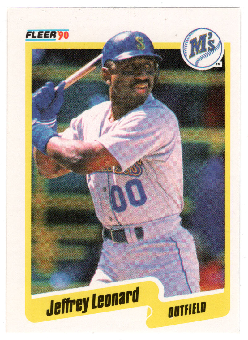 Jeffrey Leonard - Seattle Mariners (MLB Baseball Card) 1990 Fleer # 519 Mint