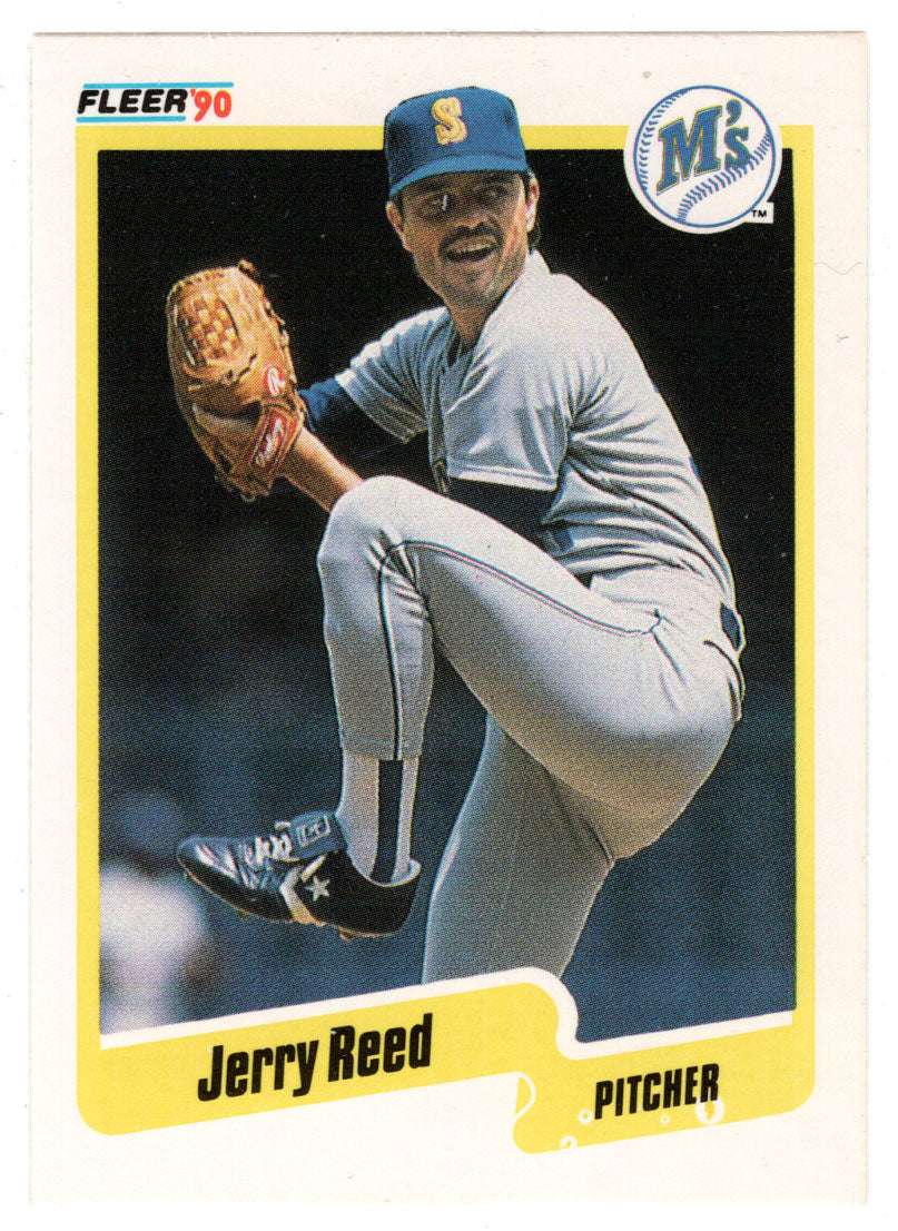 Jerry Reed - Seattle Mariners (MLB Baseball Card) 1990 Fleer # 523 Mint
