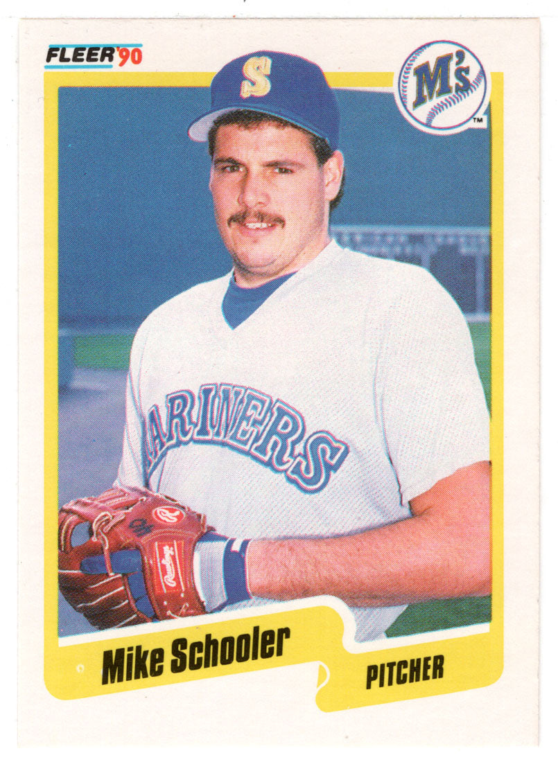 Mike Schooler - Seattle Mariners (MLB Baseball Card) 1990 Fleer # 525 Mint