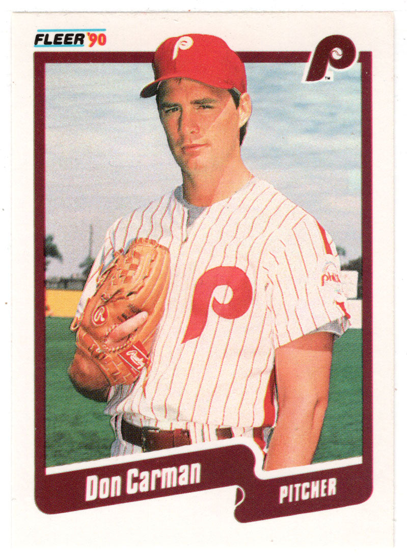 Don Carman - Philadelphia Phillies (MLB Baseball Card) 1990 Fleer # 552 Mint