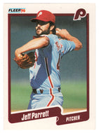 Jeff Parrett - Philadelphia Phillies (MLB Baseball Card) 1990 Fleer # 570 Mint