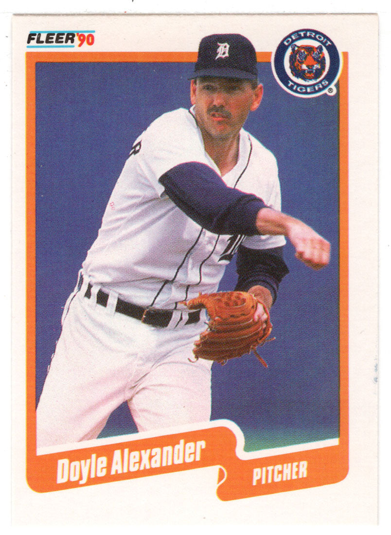 Doyle Alexander - Detroit Tigers (MLB Baseball Card) 1990 Fleer # 599 Mint