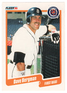 Dave Bergman - Detroit Tigers (MLB Baseball Card) 1990 Fleer # 600 Mint