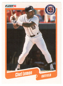 Chet Lemon - Detroit Tigers (MLB Baseball Card) 1990 Fleer # 608 Mint