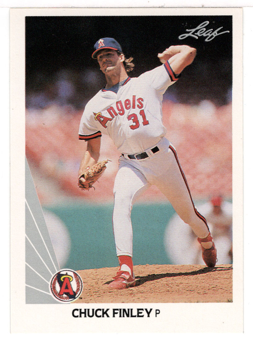 Chuck Finley - California Angels (MLB Baseball Card) 1990 Leaf # 162 Mint