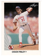 Chuck Finley - California Angels (MLB Baseball Card) 1990 Leaf # 162 Mint
