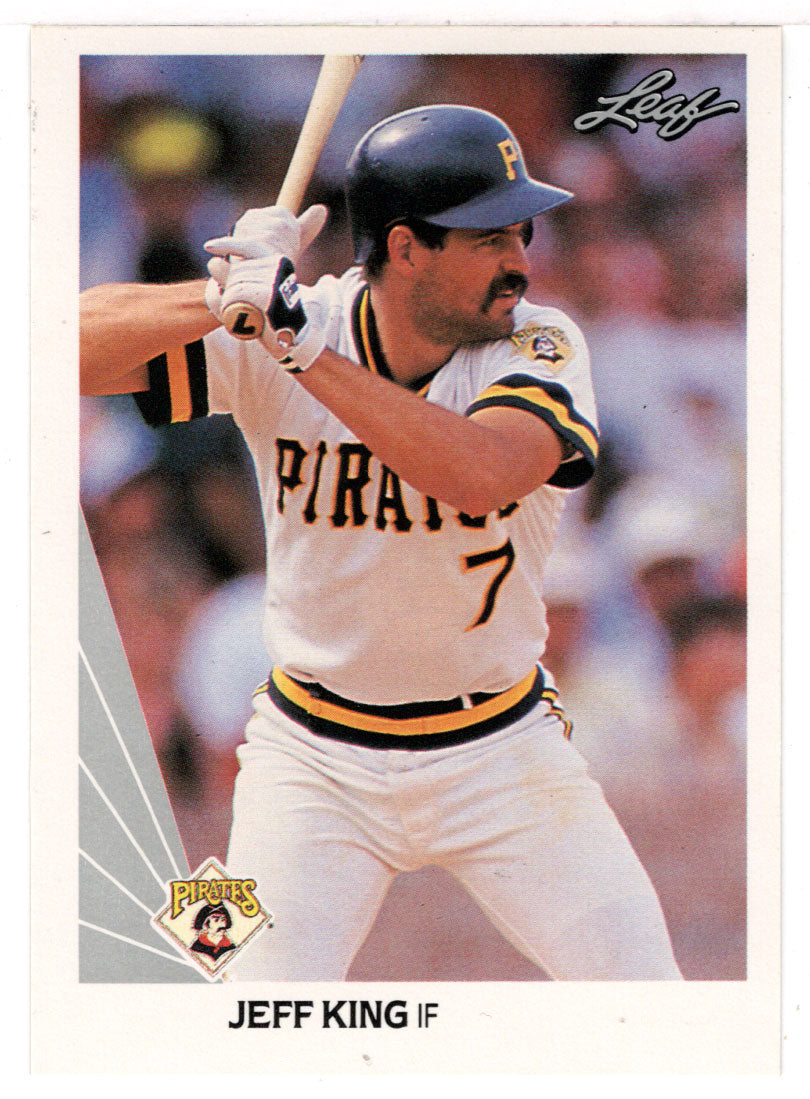Jeff King - Pittsburgh Pirates (MLB Baseball Card) 1990 Leaf # 163