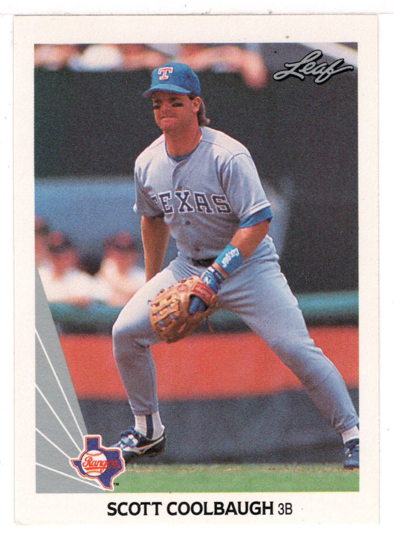 Scott Coolbaugh RC - Texas Rangers (MLB Baseball Card) 1990 Leaf # 363 Mint