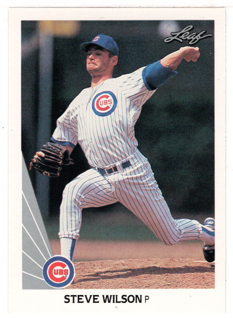Steve Wilson - Chicago Cubs (MLB Baseball Card) 1990 Leaf # 420 Mint –  PictureYourDreams