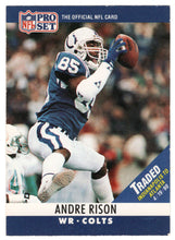 Load image into Gallery viewer, Andre Rison - Indianapolis Colts (NFL Football Card) 1990 Pro Set # 134 Mint
