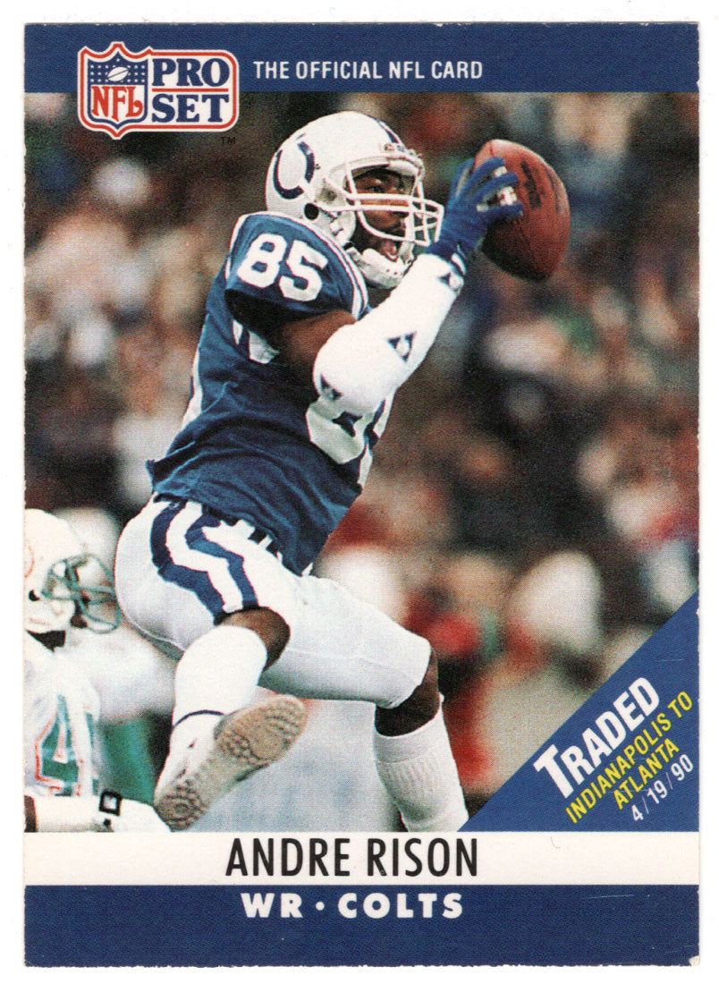 Andre Rison - Indianapolis Colts (NFL Football Card) 1990 Pro Set # 134 Mint