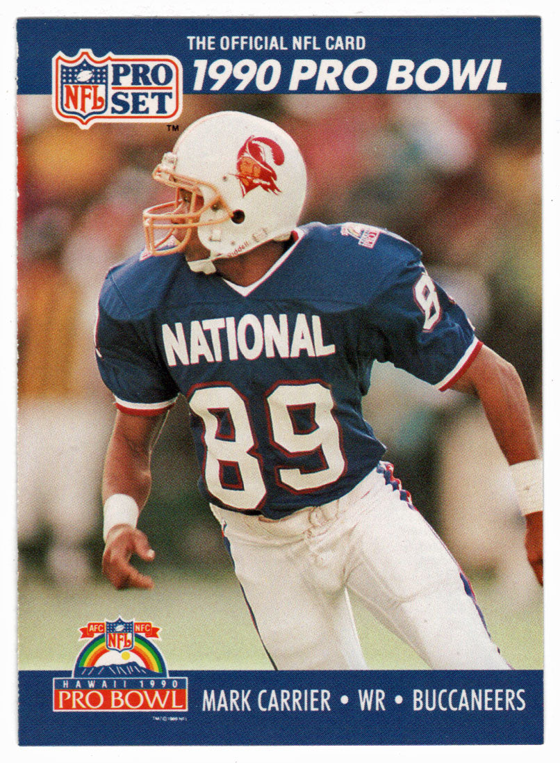 Mark Carrier - Tampa Bay Buccaneers (NFL Football Card) 1990 Pro Set # 384 Mint