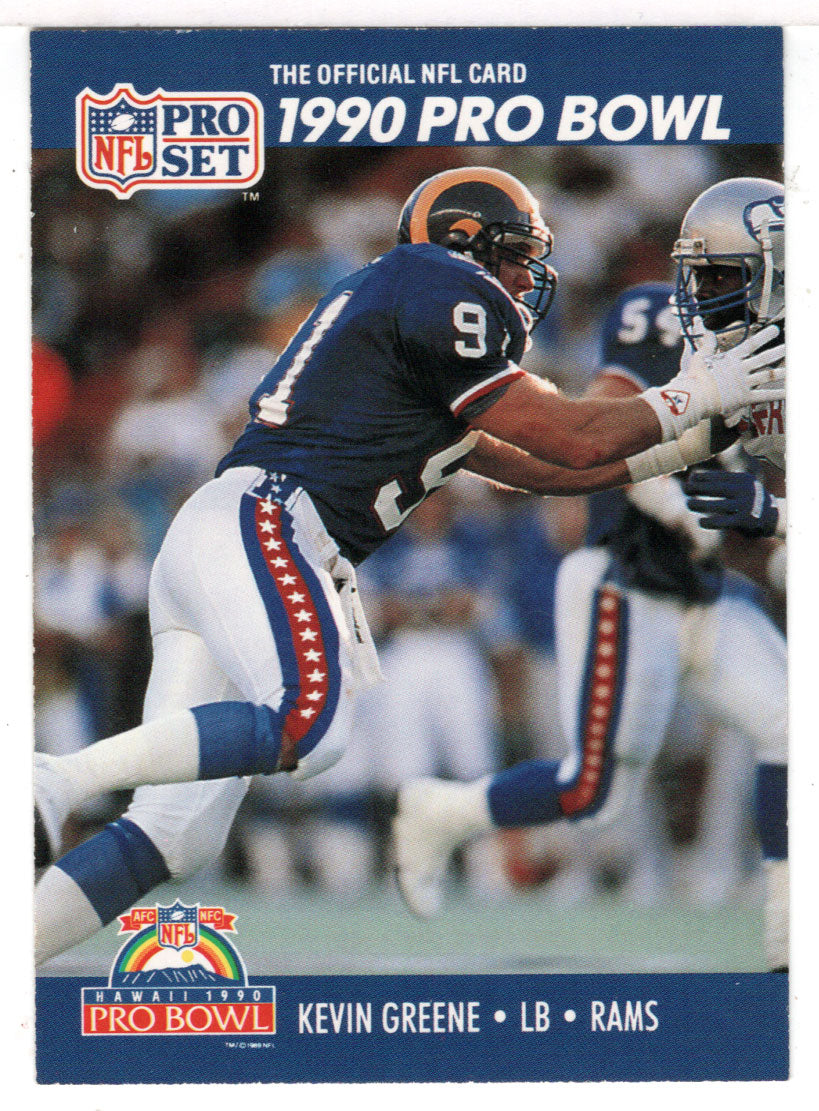 Kevin Greene - Los Angeles Rams (NFL Football Card) 1990 Pro Set # 392 Mint