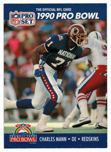 Charles Mann - Washington Redskins (NFL Football Card) 1990 Pro Set # 402 Mint