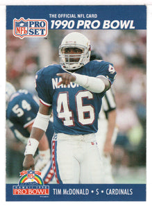 Tim McDonald - Phoenix Cardinals (NFL Football Card) 1990 Pro Set # 404 Mint