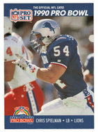 Chris Spielman - Detroit Lions (NFL Football Card) 1990 Pro Set # 419 Mint