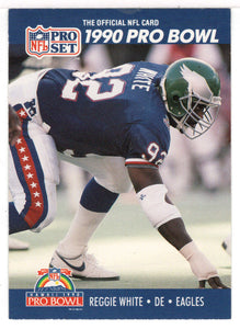 Reggie White - Philadelphia Eagles (NFL Football Card) 1990 Pro Set # 423 Mint