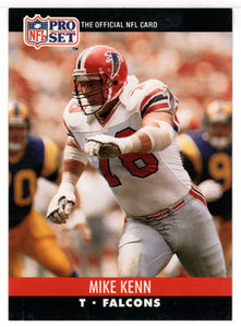 Mike Kenn - Atlanta Falcons (NFL Football Card) 1990 Pro Set # 428 Min –  PictureYourDreams