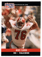 Mike Gann - Atlanta Falcons (NFL Football Card) 1990 Pro Set # 429 Mint