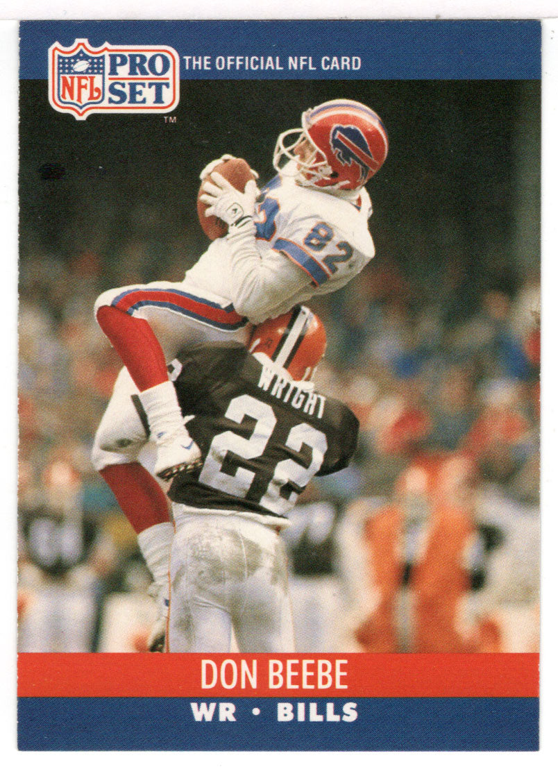 Don Beebe - Buffalo Bills (NFL Football Card) 1990 Pro Set # 435 Mint