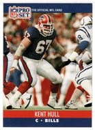 Kent Hull - Buffalo Bills (NFL Football Card) 1990 Pro Set # 438 Mint