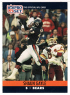 Shaun Gayle RC - Chicago Bears (NFL Football Card) 1990 Pro Set # 450 Mint