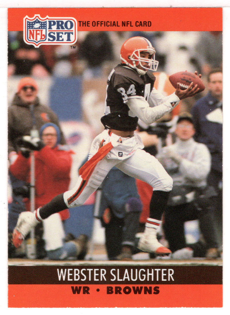 Webster Slaughter - Cincinnati Bengals (NFL Football Card) 1990 Pro Set # 477 Mint