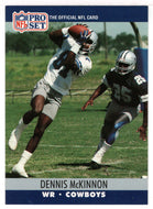 Dennis McKinnon - Dallas Cowboys (NFL Football Card) 1990 Pro Set # 480 Mint