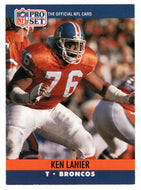 Ken Lanier RC - Denver Broncos (NFL Football Card) 1990 Pro Set # 488 Mint