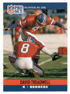 David Treadwell - Denver Broncos (NFL Football Card) 1990 Pro Set # 492 Mint