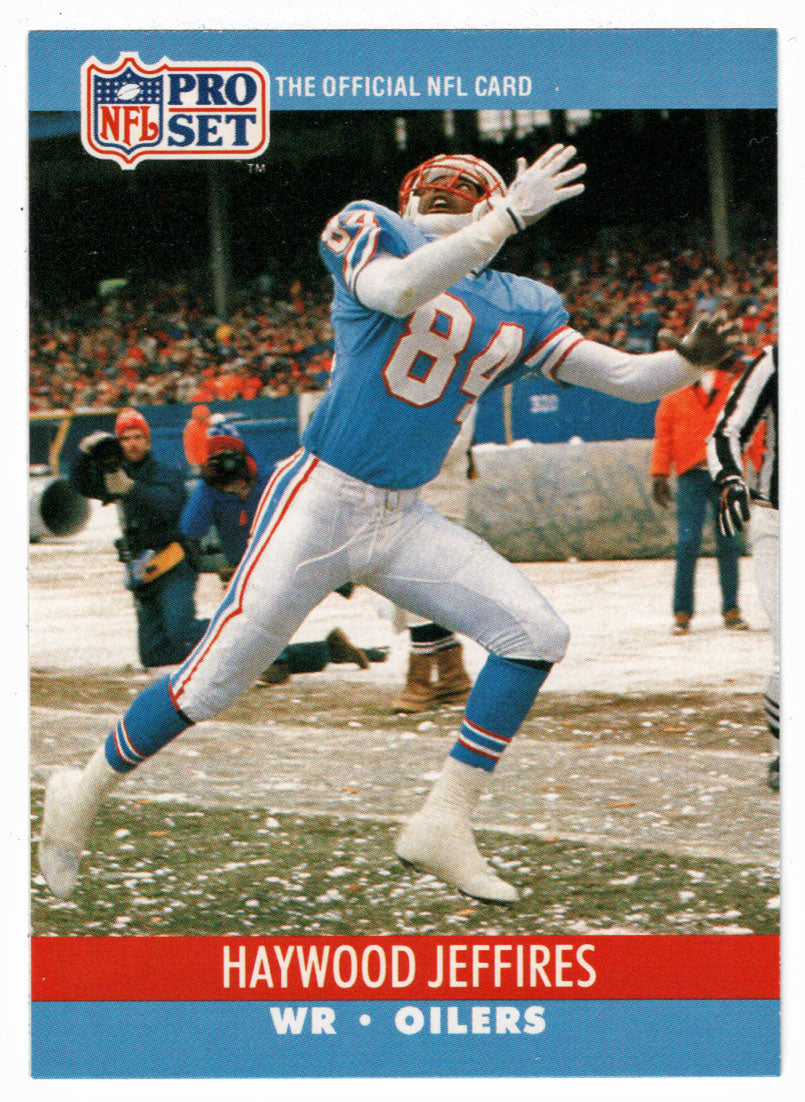 Haywood Jeffires RC - Houston Oilers (NFL Football Card) 1990 Pro Set # 511 Mint