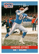 Haywood Jeffires RC - Houston Oilers (NFL Football Card) 1990 Pro Set # 511 Mint